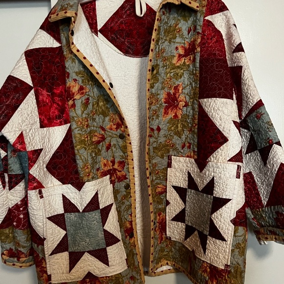 Handmade Quilted Jacket - Picture 4 of 5